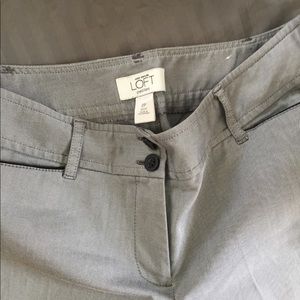 Gray loft dress pants
